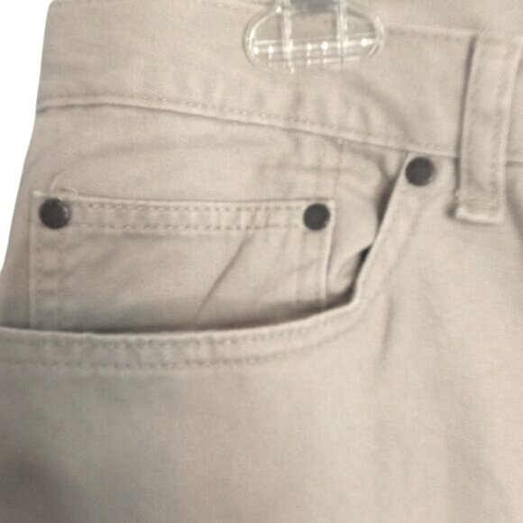 Chaps 36x34 Twill Pants Mens Hudson Tan 5 Pocket 100% Cotton Sri Lanka - Picture 6 of 15